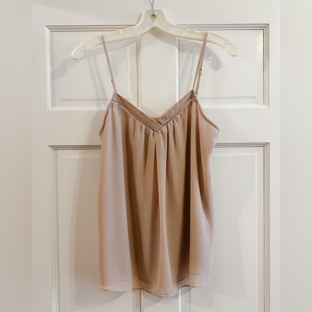 NWT! Naked Zebra Blush Spaghetti Strap Tank Top